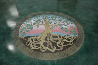 The church decided on a Tree of Life design for the entryway, a nod to the Bible’s parable of the mustard seed and birds resting in tree branches.