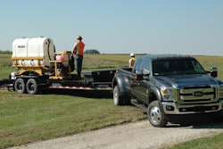 Ensure that the tow vehicle is properly sized to handle the trailer and equipment you’ll be towing. Each vehicle manufacturer assigns a tow rating, which is the maximum weight of the towed vehicle when loaded.