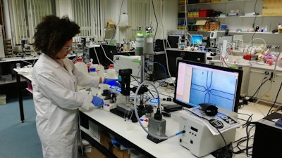 Dr. Livia Ribeiro de Souza, a postdoctoral researcher in the Department of Engineering’s Geotechnical and Environmental Research Group.