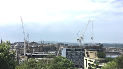 Edinburgh Js Tower Cranes