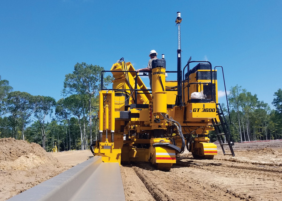 最安 読み方 GT-3600 Xtreme GOMACO Curb First Make to Machine Gutter and ダーツ