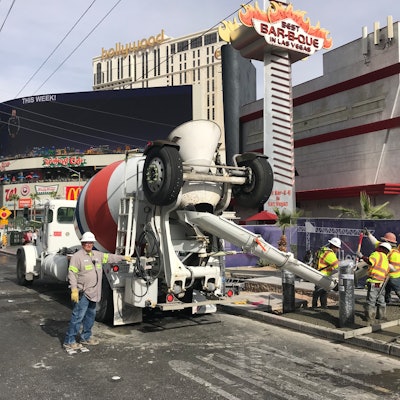 Earlier this year, CEMEX trucks supplied the specially mixed concrete to help install more than 900 safety bollards on Clark County sidewalks in front of glamorous Las Vegas hotels like The Bellagio and The Mirage.