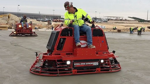 Allen HDX605 diesel ride-on trowel