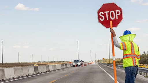 Road Construction Flagging