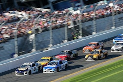 Daytona 500 tickets are among the many sports items CIM will auction in its annual World of Concrete fundraiser.
