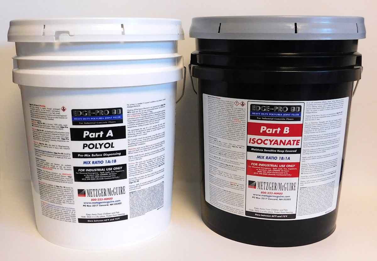 Metzger/McGuire New EdgePro 90 Heavy Duty, SemiRigid Polyurea Floor