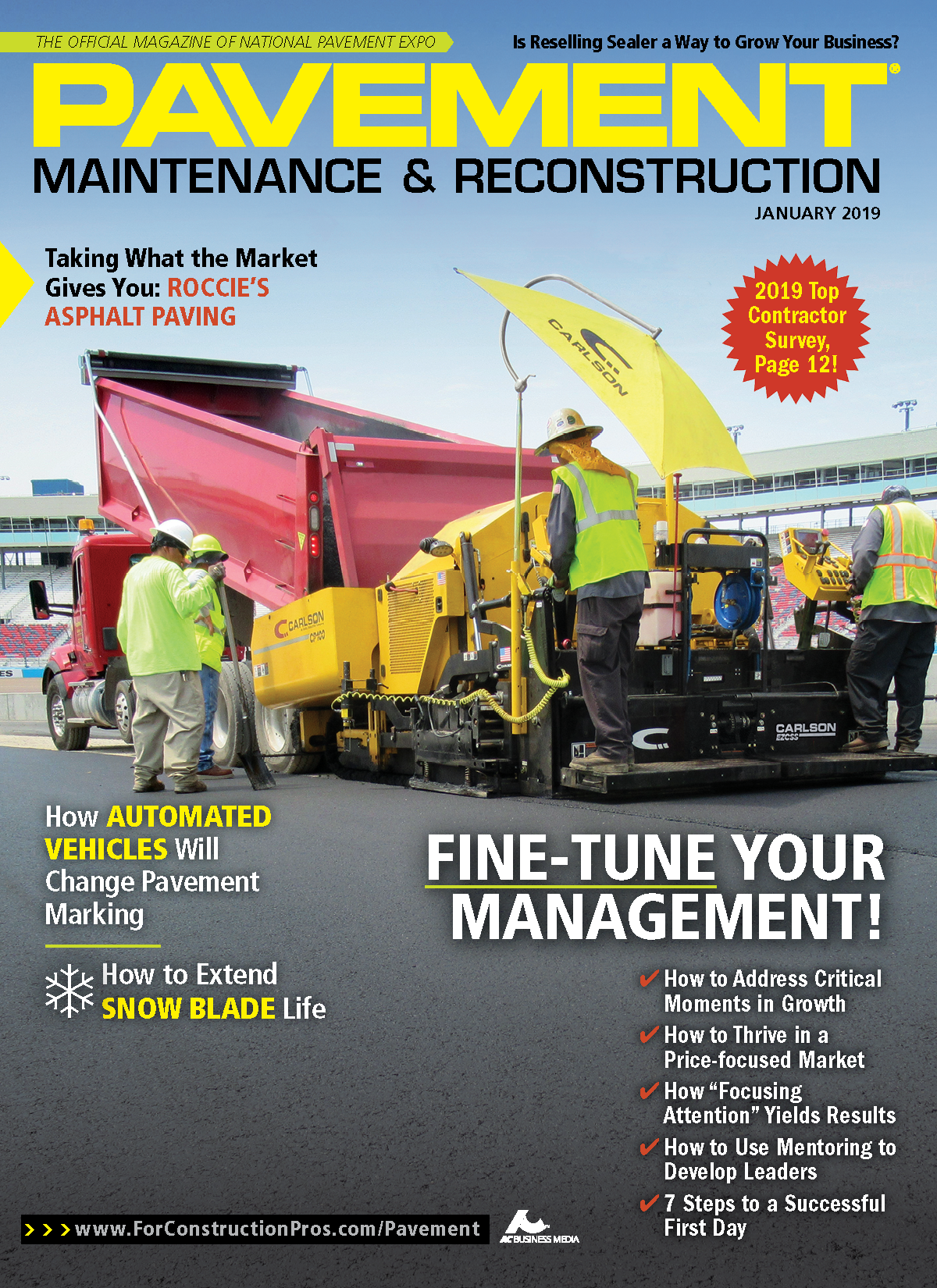 Pavement Maintenance & Reconstruction January 2019
