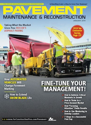 Pavement Maintenance & Reconstruction January 2019