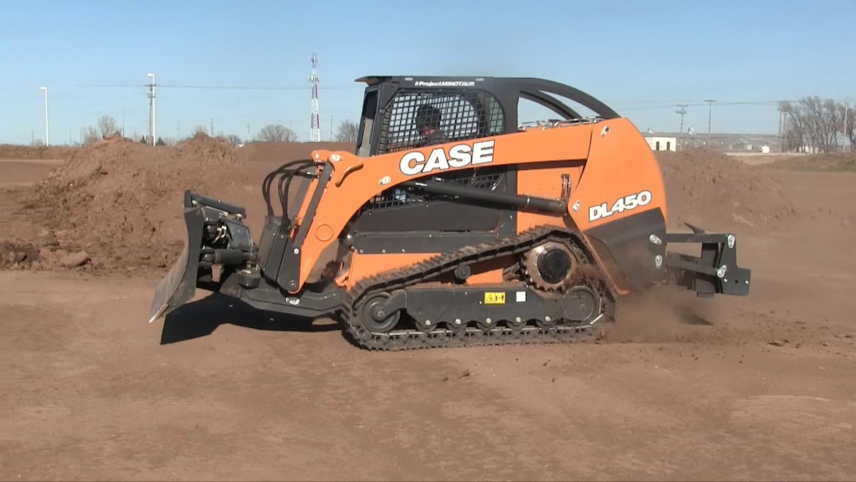 Video Case Preps To Bring Skid Steer Dozer Minotaur To Market