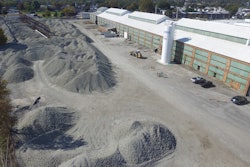 Aeriel view of AeroAggregates U.S. plant.