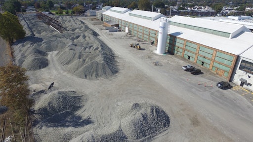 Aeriel view of AeroAggregates U.S. plant.