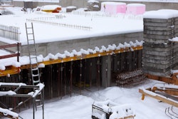 Winter Construction Site