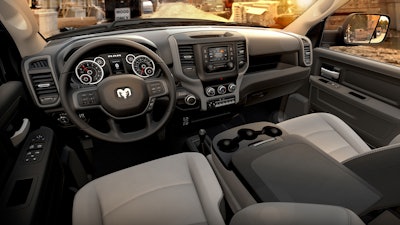 2019 Ram Chassis Cab Tradesman Diesel Grey-Black standard vinyl interior