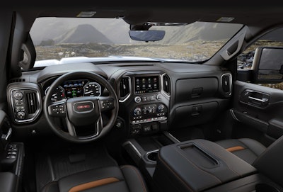 2020 GMC Sierra HD AT4 interior