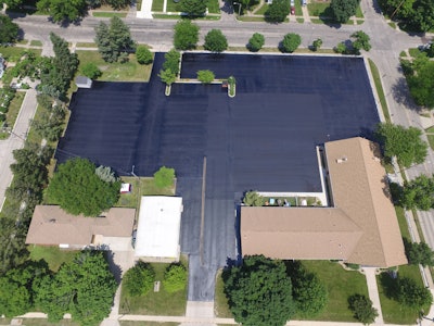 The Central Church of Christ in Cedar Rapids, IA, applied a GSB sealcoating product to its newly paved parking lot in 1978. The organization has followed the initial application with treatments of the same product every five years.