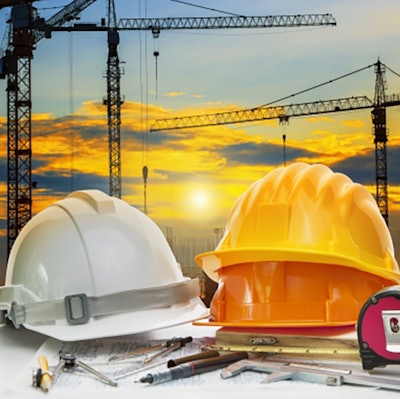 Hardhats And Cranes Freedigitalphotos