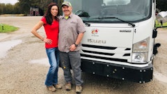 Shelly and Darren Harris, co-owners of Ladybugs Parking Lot Sweeping