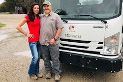 Shelly and Darren Harris, co-owners of Ladybugs Parking Lot Sweeping
