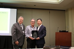 National Equipment Dealers (NED) receives 2019 Hyundai Dealer of the Year award.