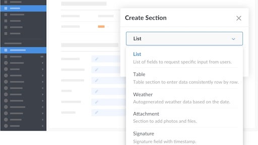 Fieldwire's custom construction form builder reduces jobsite paperwork.