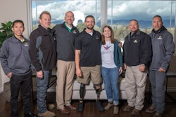 Sunbelt Rentals team members joined R.I.S.E. home recipient U.S. Army SFC Caleb Brewer and wife Ashley at their Feb. 6, 2019 GSF (Gary Sinese Foundation) home dedication in Tucson, AZ.
