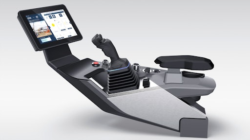 INTUSI, the new Interactive User Interface from Liebherr, connects Liebherr machines to the Internet of things (IoT).