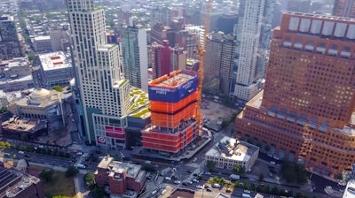 Brooklyn Point is over 720 ft. tall with 68 stories and will be the highest residential tower in Brooklyn, NY.