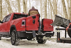 The Ram multifunction tailgate adds a first-of-its-kind 60-40 split, swing-away functionality.