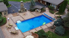 The outdoor living space Emil J. Gera created displays some of the best decorative work this Pennsylvania concrete contractor has created to date.