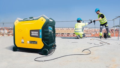 Atlas Copco P3500i Portable Generator Ip Construction Application Original