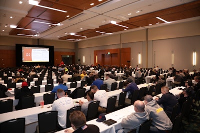 Contractors looking to learn or refresh their sealcoating skills filled 'Basic Sealcoating Principles.' Presented by Neyra Industries' Jeff Cayton and Tony Heffernan, the session covered mix design, on-the-job and pre-job troubleshooting, application techniques and sealcoating Dos and Don'ts.