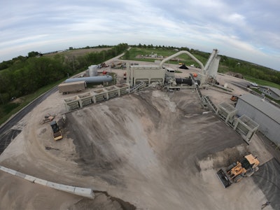 Keller Construction went from producing 40,000 tons per year with the Cedar Rapids plant to producing over 80,000 tons in 2018 with the new RoadBuilder plant.
