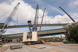 Terex HC cranes working on the I-4 Ultimate project.