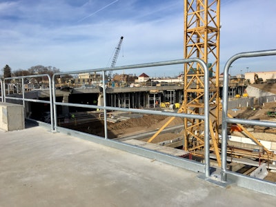 An engineered guardrail system can help reduce waste typically created with a wood guardrail system.