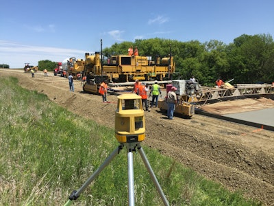 Topcon Positioning Systems offers a 3D paving capability through its Millimeter GPS paver system. According to Topcon, the product is the world’s first GPS-based millimeter accurate control for pavers.