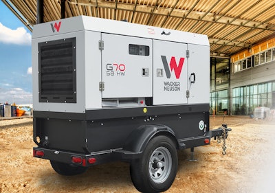 Wacker Neuson G70 Mobile Generator Site 2019