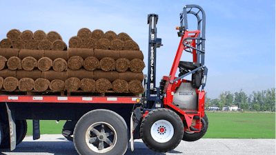 Brouwer Forklift Retractable Red Blue