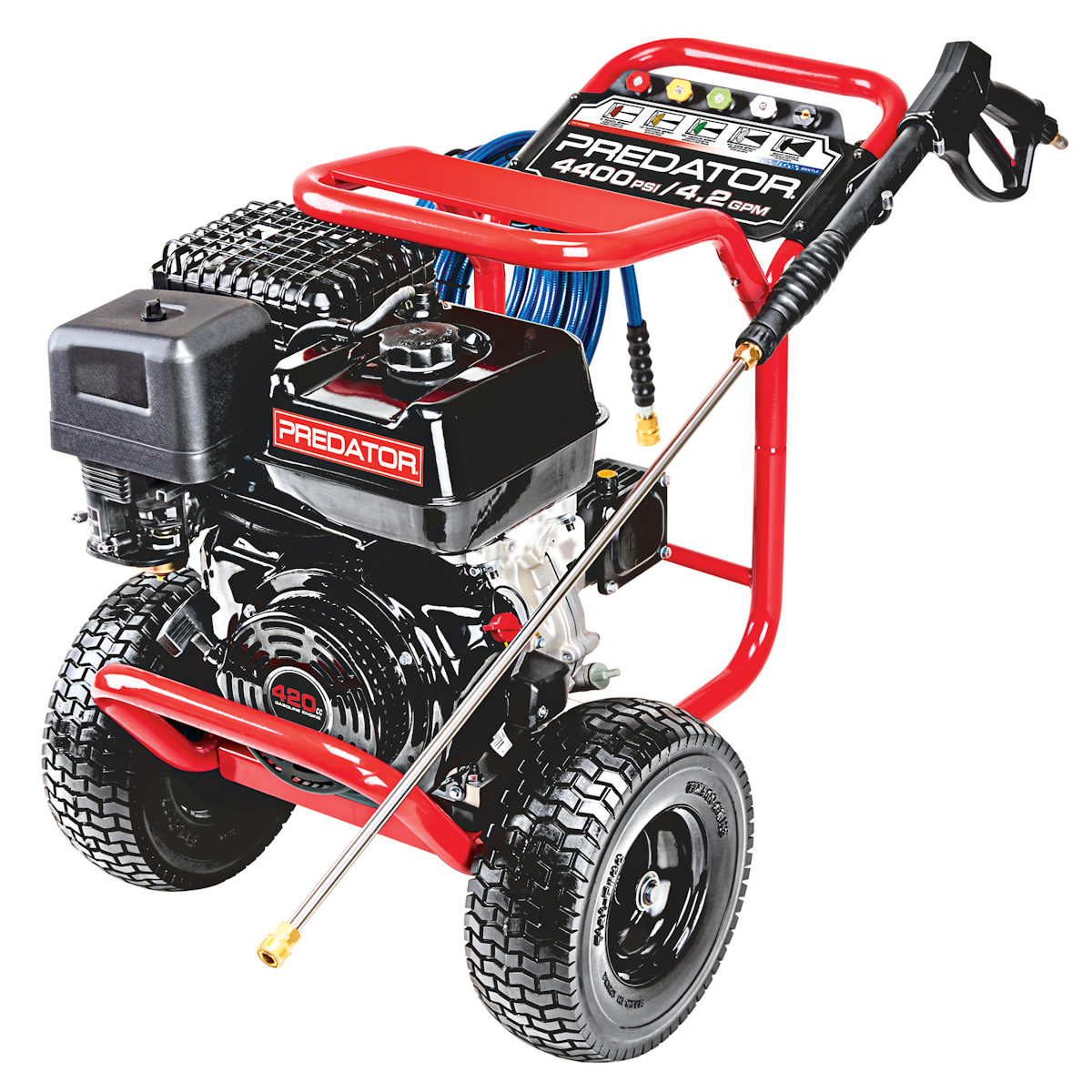 Predator 4400 Psi Commercial Duty Gas Pressure Washer From