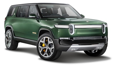 The seven-passenger Rivian R1S.