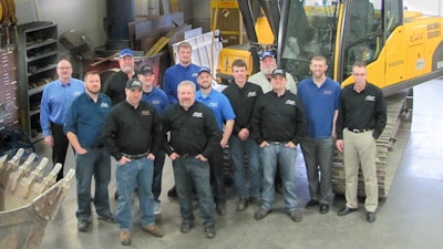 CEM Kevin Schlangen (far left) and his team at Dakota County Fleet Management in Minnesota.