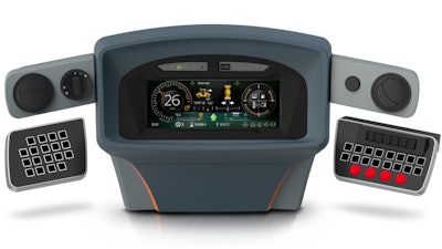 Modular drivers workplace (mDWP) is easily configurable to fit vehicle requirements.