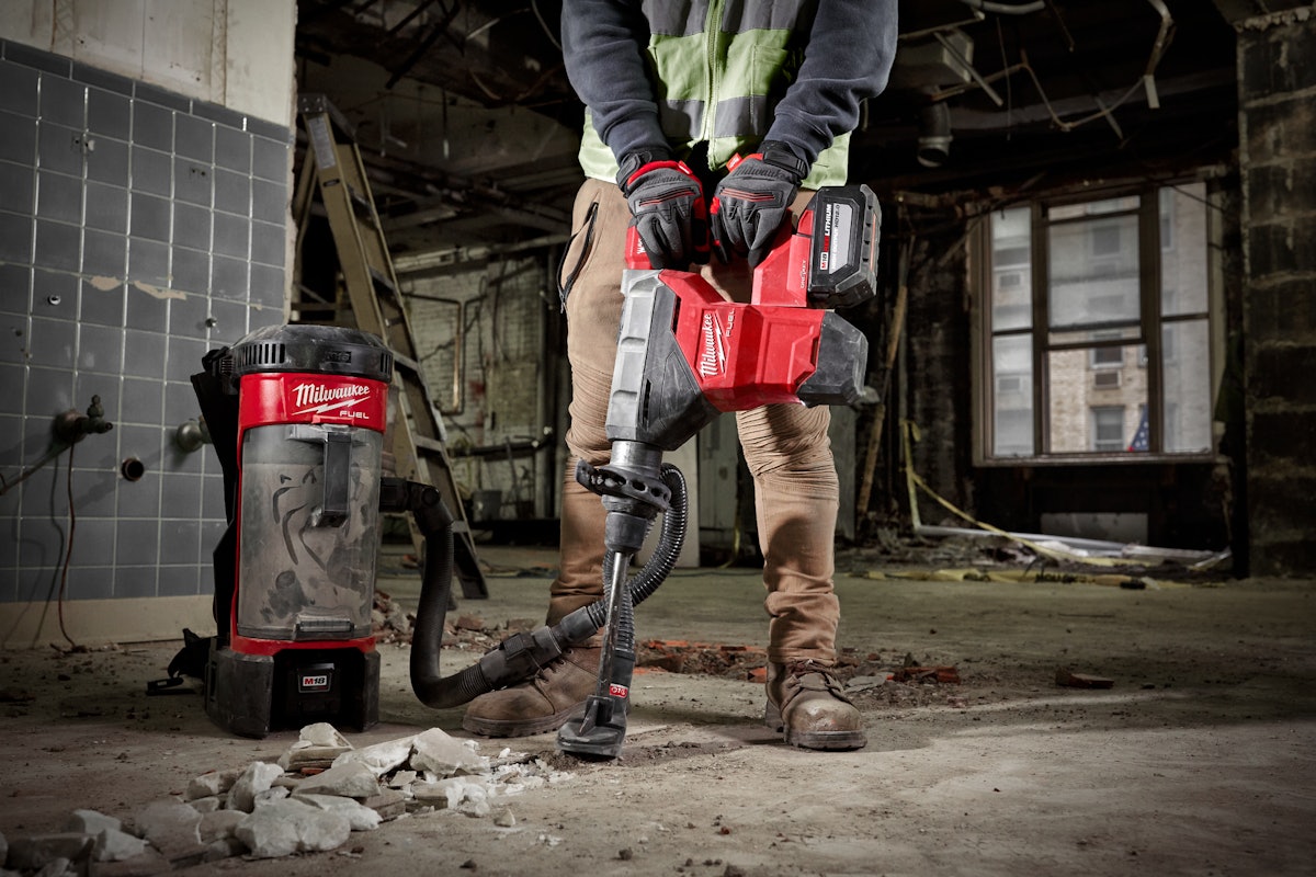 Milwaukee M18 FUEL 1 3 4 Rotary Hammer with ONE KEY From Milwaukee Tool Corp. For Construction Pros