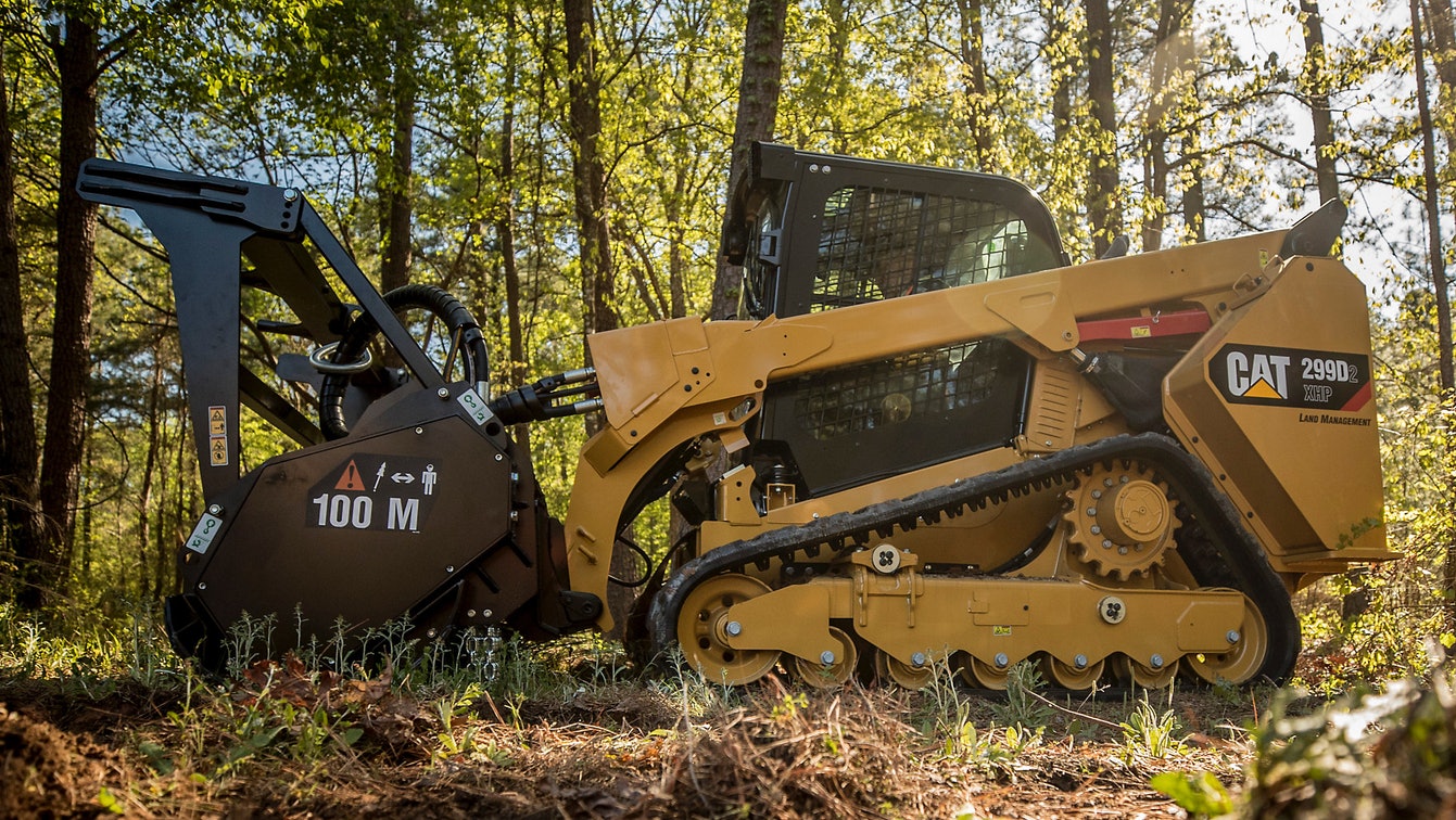 テクテク散歩 Cat 299D2 XHP Compact Track Loader Designed for Tough Land