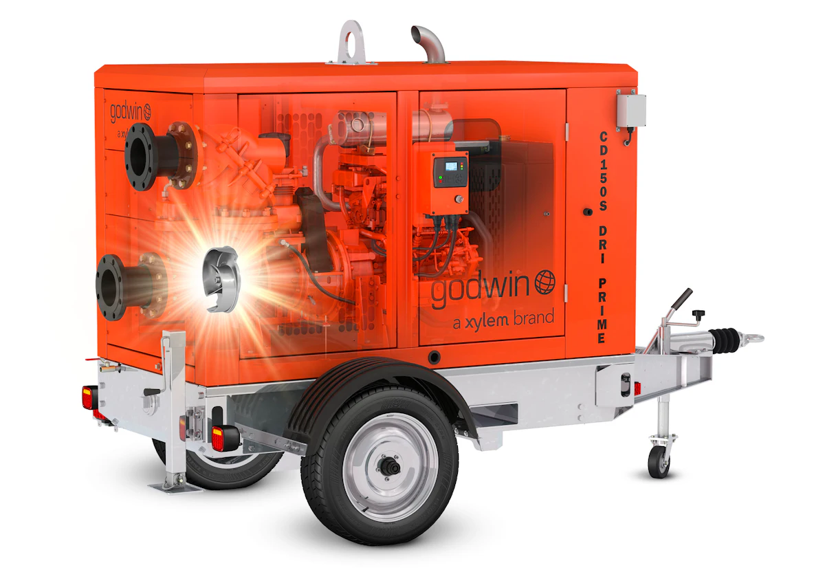 Godwin CD150S Dri-prime Pump From: Xylem Dewatering Solutions
