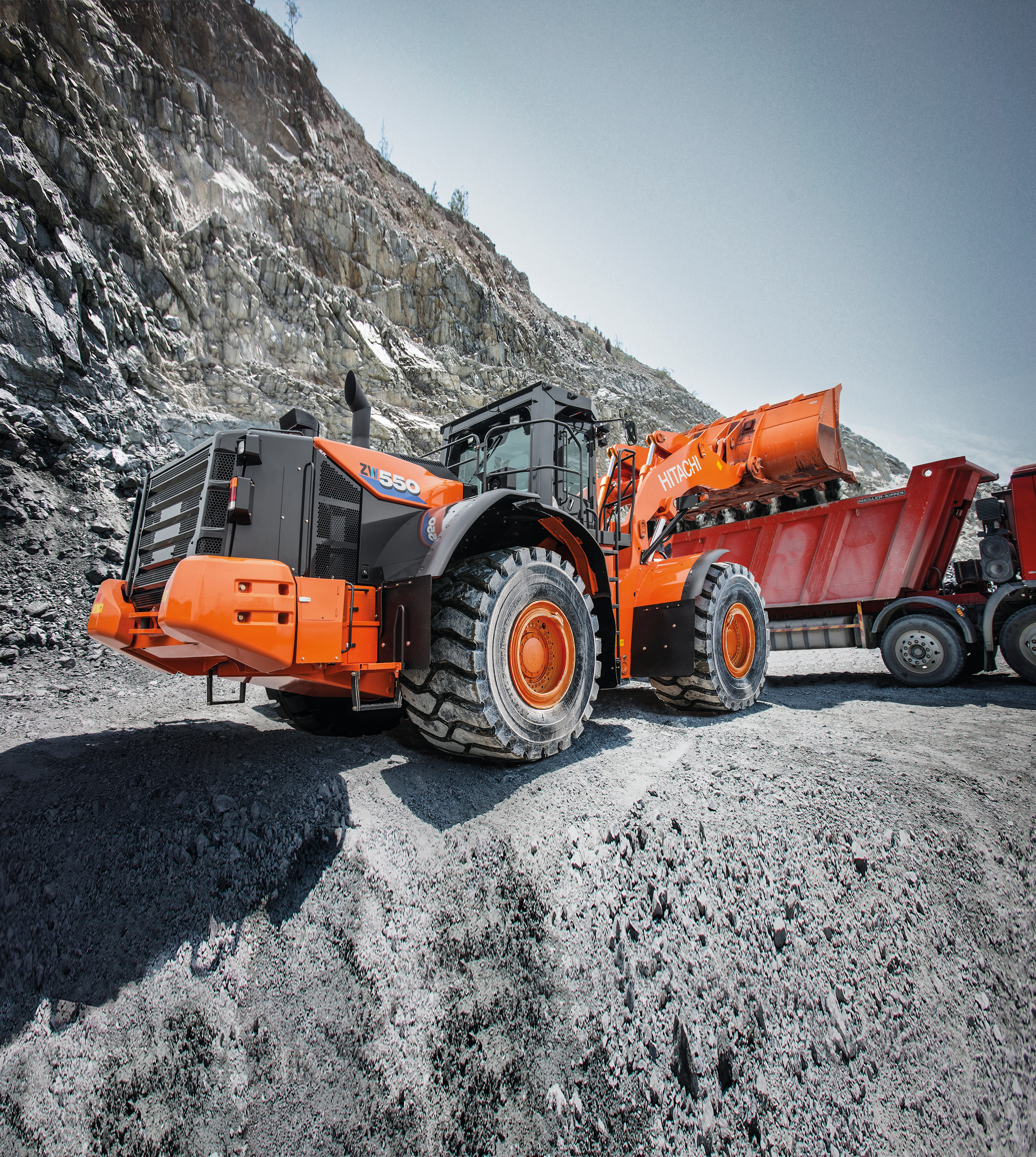 Hitachi ZW550-6 Wheel Loader Leads Off New Dash-6 Series Lineup