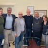Thomas Friedrich, KINSHOFER president and CEO celebrates with Lifco and Hammer partners. Pictured, from left: Onofrio Modugno, Hammer partner; Erik Gabrielson, Vinge – Lifco RA; Valerio Modugno, MD Hammer; Thomas Friedrich, KINSHOFER president and CEO; Giovanni Modugno, Hammer partner; Giovanni and Valerio’s sisters.