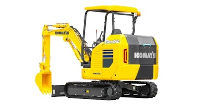 Komatsu plans to combine its experience with hybrid construction equipment and electric forklift trucks to develop a 5-ton all-electric compact excavator.