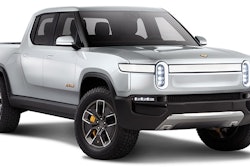 Rivian five-passenger R1T with quad motor system is said to offer 400 miles of range on a charge,