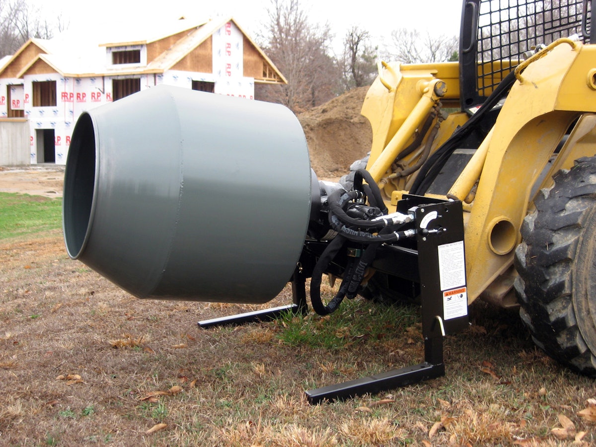 Worksaver SS590 Skid Steer Mixer From Worksaver Inc. For