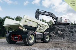 Volvo’s prototype autonomous hauler the HX2.